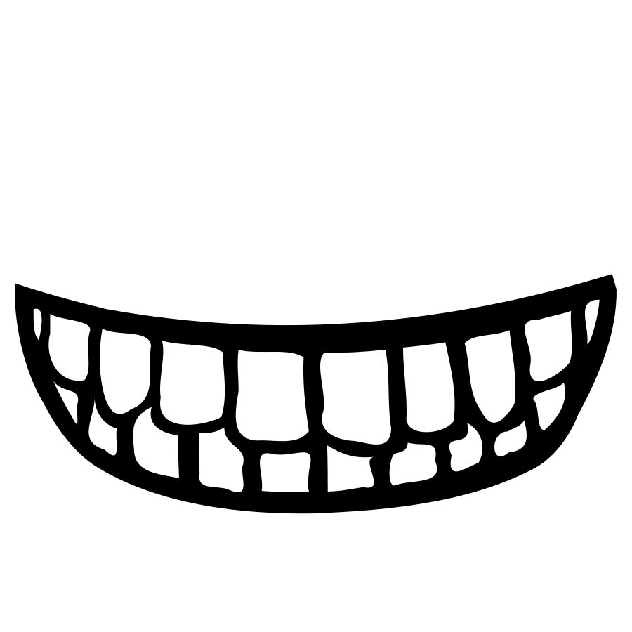 clipart big smile teeth - photo #17